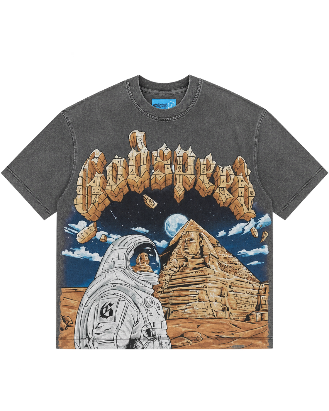 Godspeed Astronaut Tee Grey