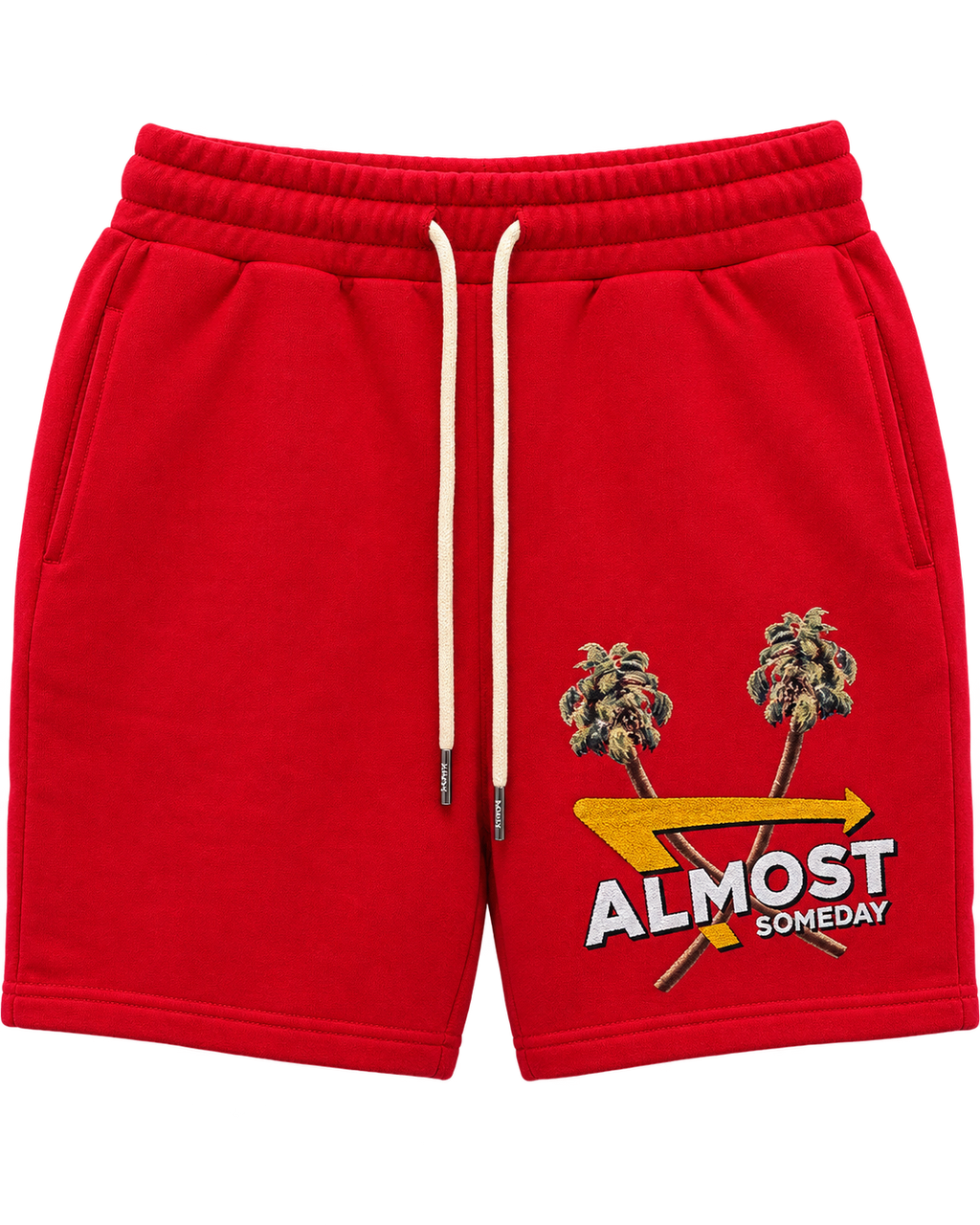 ALSO Drive Thru Fleece Shorts Red