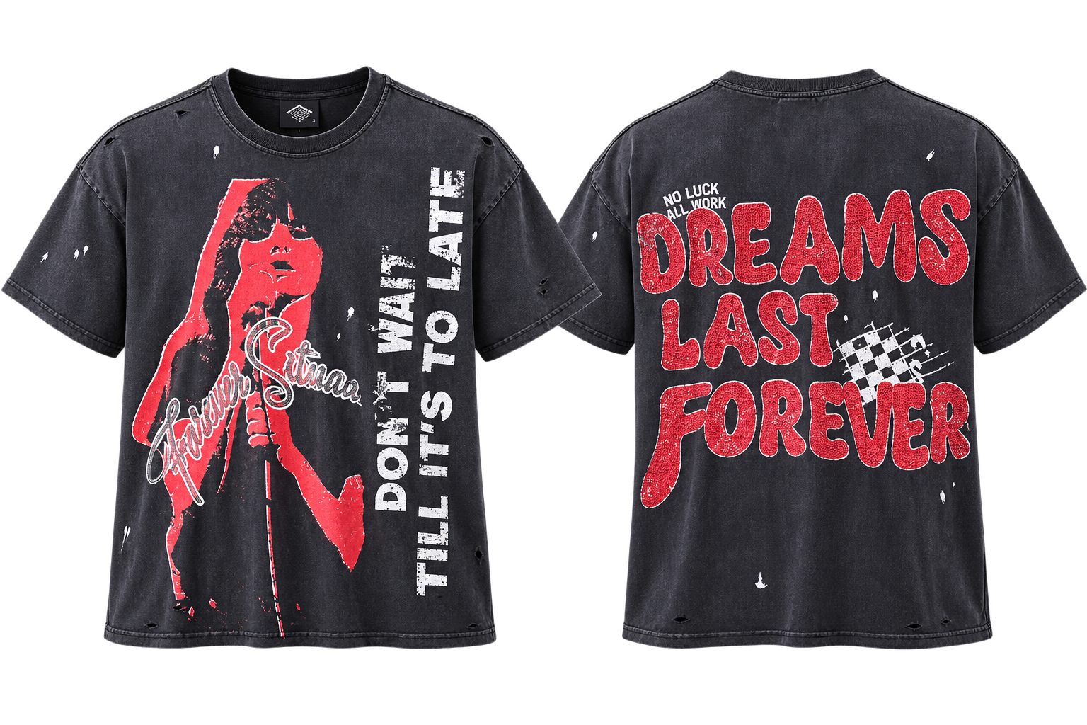 Forever Situated Don't Wait Tee Blk