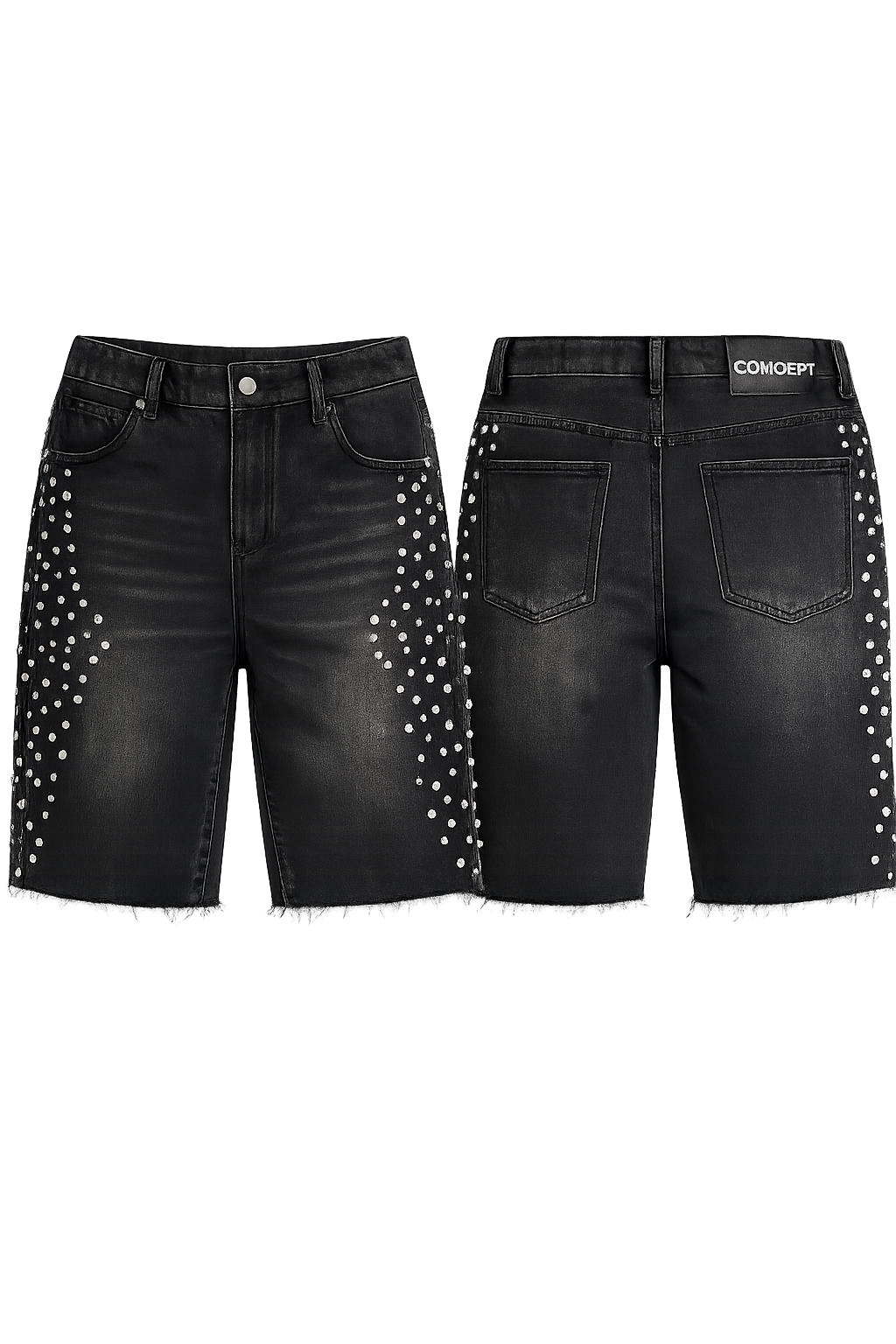 Concept LA Chandler Blk Wash Shorts