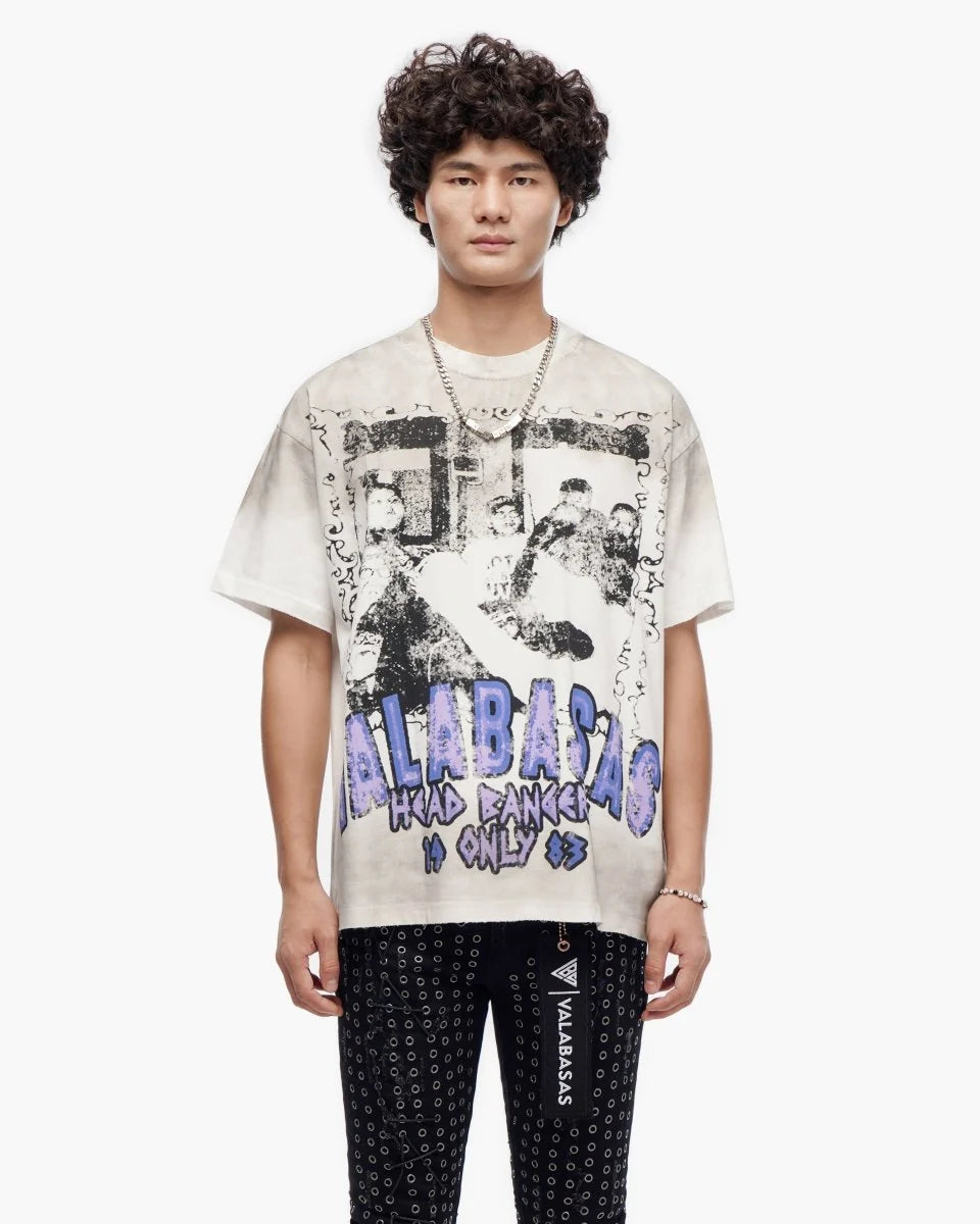 Valabasas Head Bangers Tee White