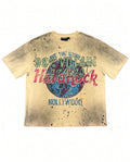 Syndicate Villan Tee Beige Overspray