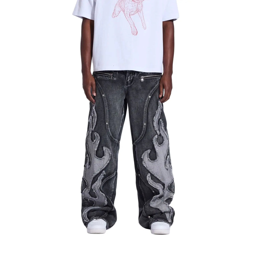 Crysp Ignite Baggy Grey Wash