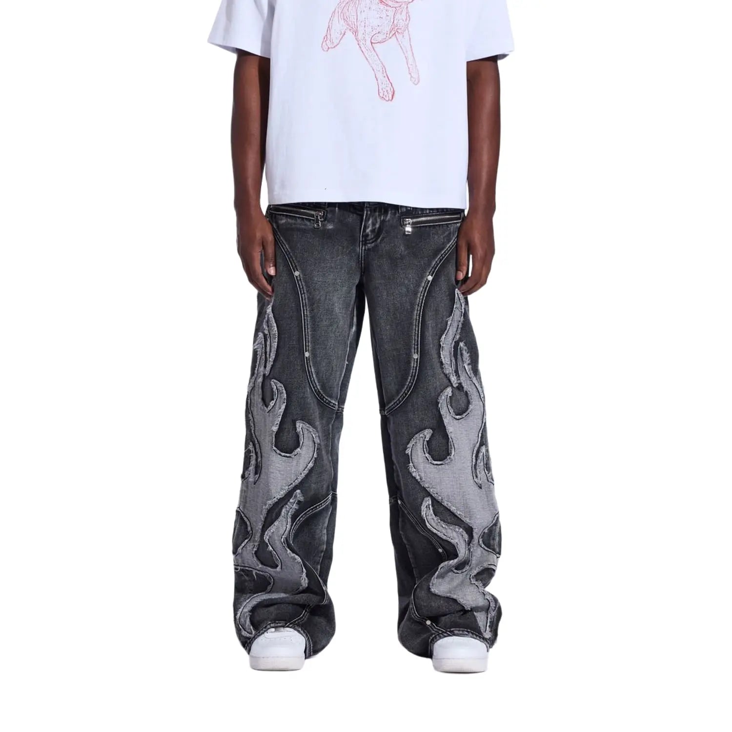 Crysp Ignite Baggy Grey Wash